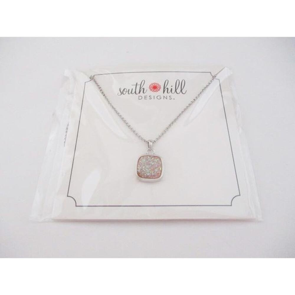 1982 NWOT South Hill Designs Fashion Silver 20" Necklace w/Swarovski Crystals